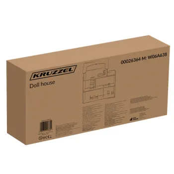 Zbliżenie na wyposażenie wnętrza domku dla lalek