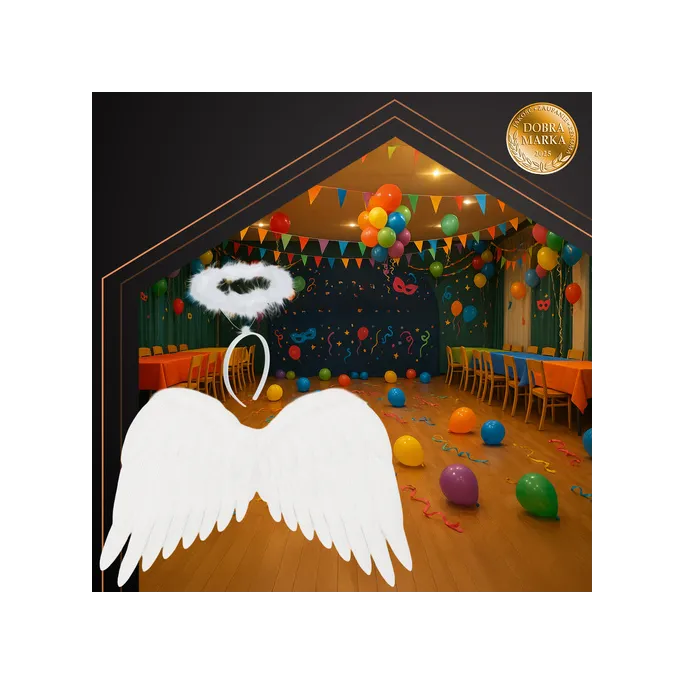 widok skrzydeł z elastycznymi gumkami umożliwiającymi zakładanie