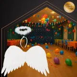 widok skrzydeł z elastycznymi gumkami umożliwiającymi zakładanie