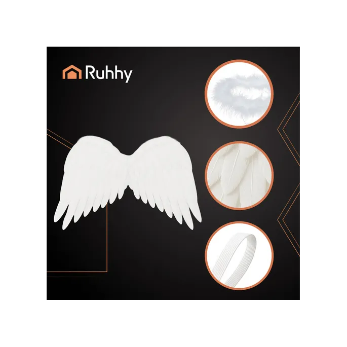 pakt zestawu ze skrzydłami i opaską w oryginalnym opakowaniu