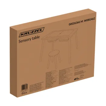 dwustronny blat stolika sensorycznego kruzzel podczas zabawy