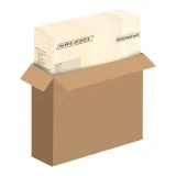 widok z góry na skrzynkę z narzędziami i klockami