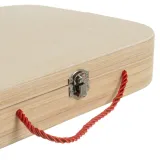 drewniana skrzynka kruzzel złożona i gotowa do przenoszenia