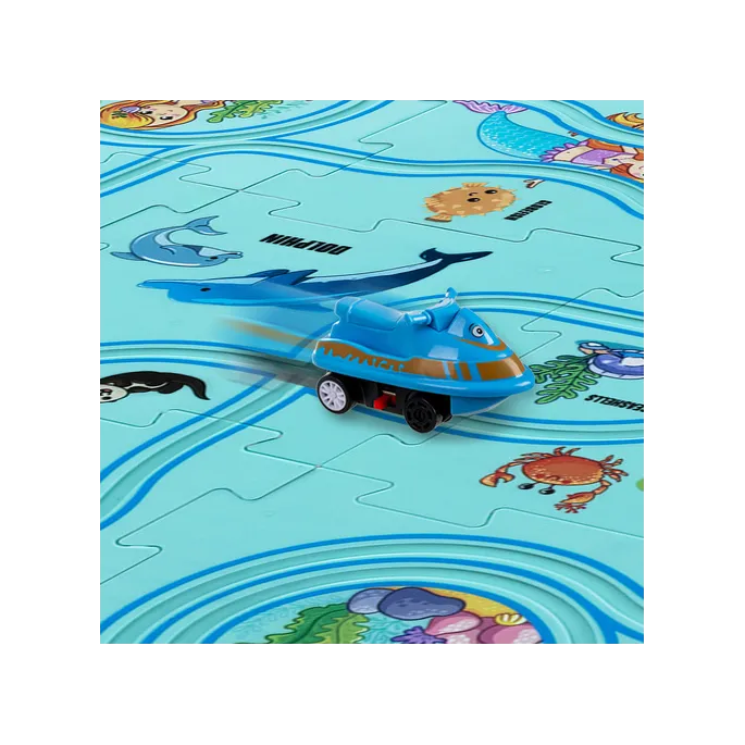 Znaki drogowe i naklejki do dekoracji toru na zestawie edukacyjnym