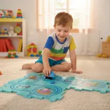 Element zestawu puzzle tor 24851 z widocznymi naklejkami dekoracyjnymi