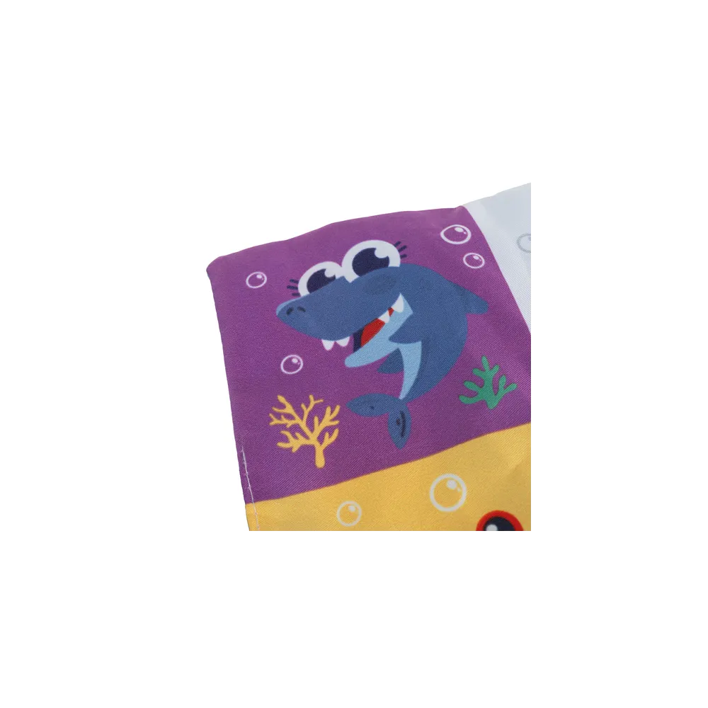 Kolorowe chusteczki rozłożone obok sorter pudełka Kruzzel 26289