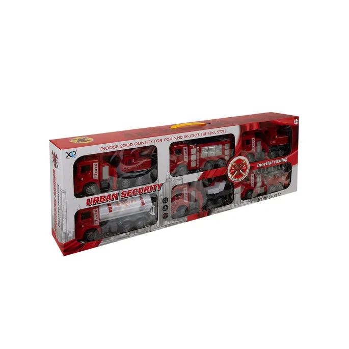 Zbliżenie modelu cysterny strażackiej z możliwością napełnienia wodą