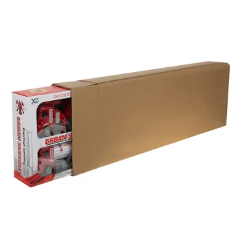 Samochody strażackie 1:48 z rozłożonymi drabinami do akcji ratunkowej