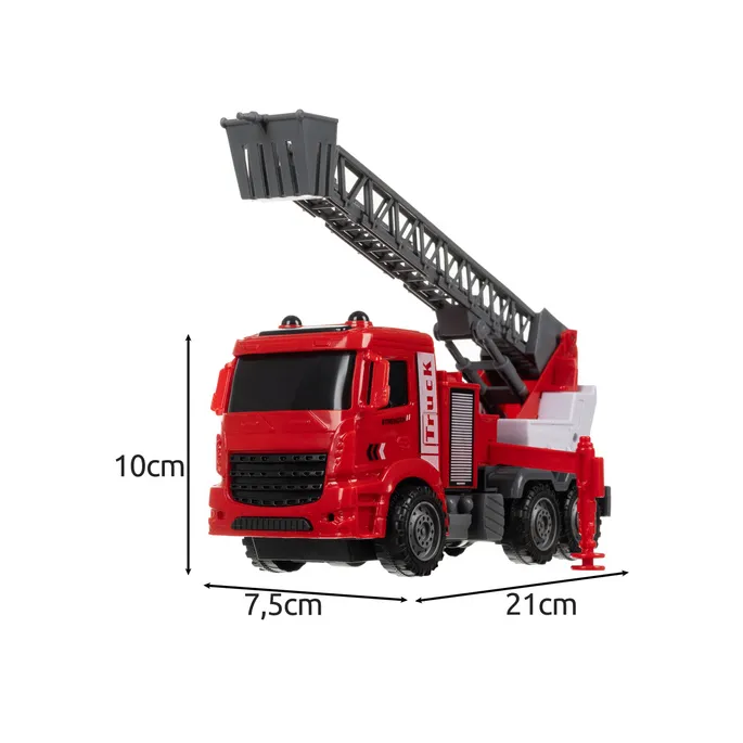 Komplet pojazdów ratowniczych z ruchomymi ramionami i koszem