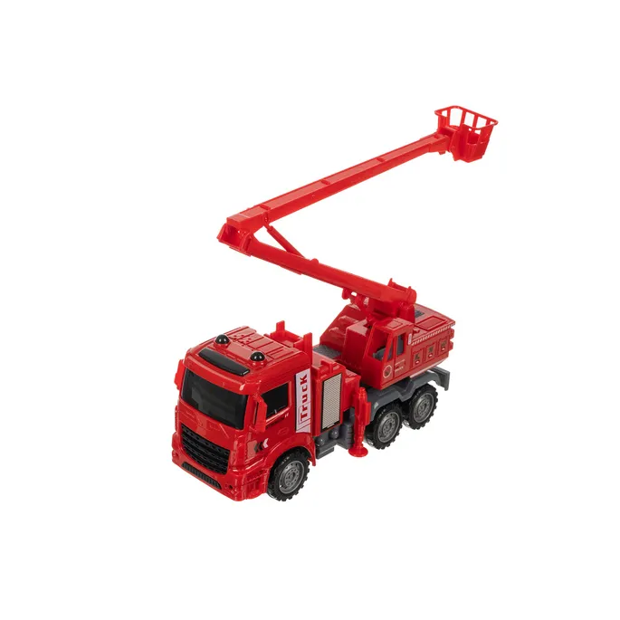 Detail modelu dźwigu z wysuwanym ramieniem strażackim