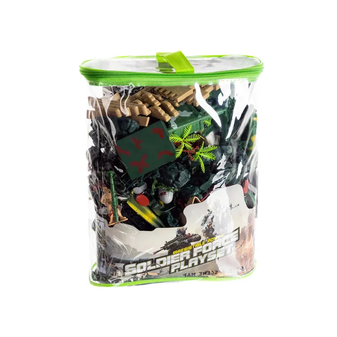 Pojazdy wojskowe i broń z zestawu 26334 na etui