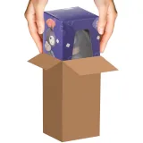 Miękkie klocki w zestawie z kotkiem i kapelusikiem w kształcie kwiatka