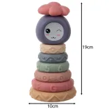 Kolorowe klocki sensoryczne 26718 rozłożone na płasko