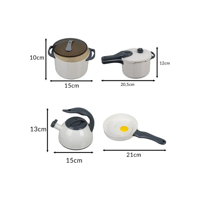 Komplet miseczek i talerzyków z zestawu dziecięcego Kruzzel 26330