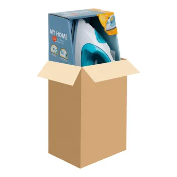 żelazko dziecięce z ergonomicznym uchwytem i zaokrąglonymi krawędziami