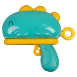 dinozaur w akcji – moment wystrzału piłeczki w kierunku tarczy