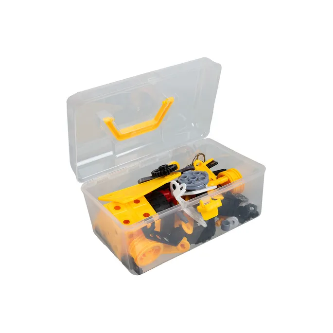 nadruk na kartonowym opakowaniu klocków pojazdy 100el.