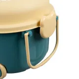 zbliżenie na detale kwiatowych klocków z zestawu