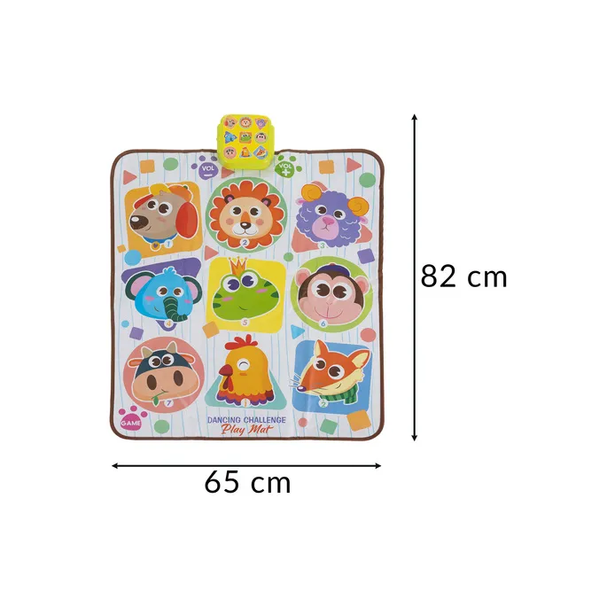 mata do tańczenia z wyraźnie widocznymi światełkami LED