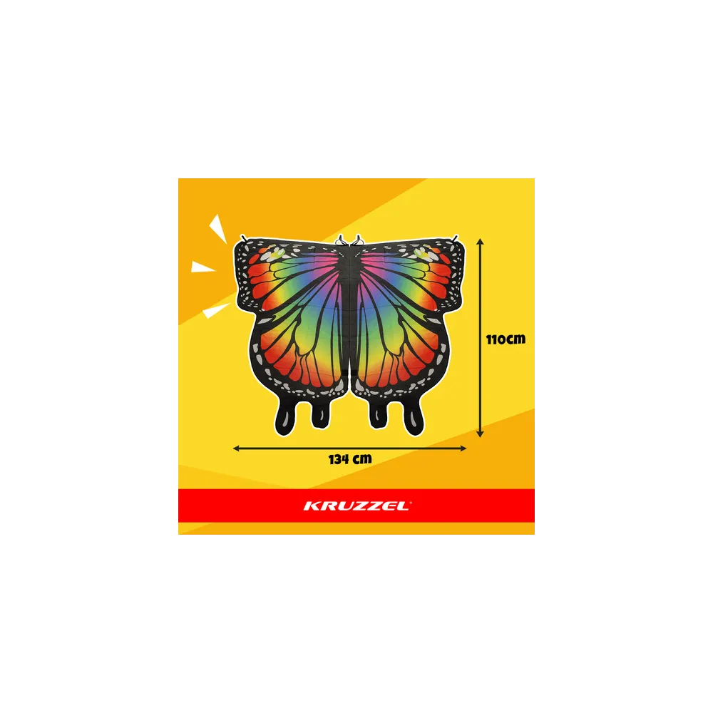 zbliżenie na maskę motyla z zestawu przebrania kruzzel