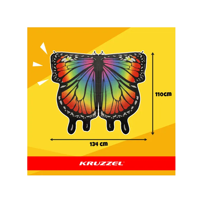 zbliżenie na maskę motyla z zestawu przebrania kruzzel