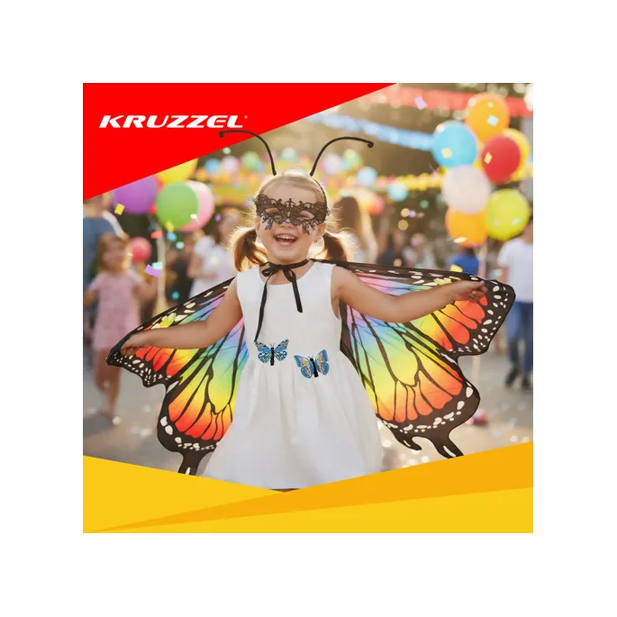 spinki do włosów z motywem motyla, detal produktu