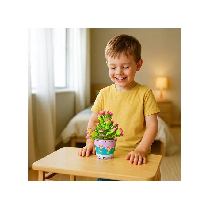 Instrukcja obrazkowa dołączona do klocków konstrukcyjnych