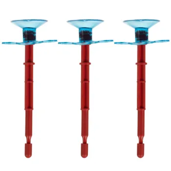 cały zestaw rękawica, wyrzutnia, trzy strzałki na stole