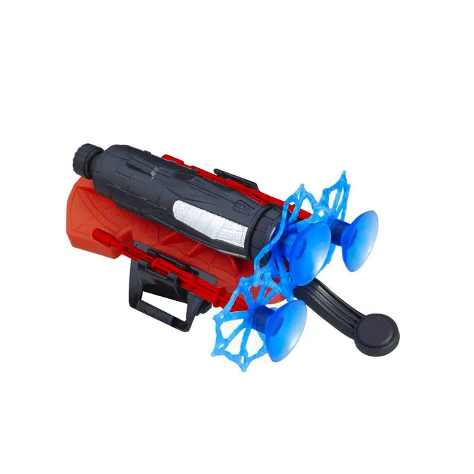 dziecko trzymające rękawicę z wyrzutnią podczas zabawy