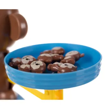 Zbliżenie na buzię małpki będącej częścią gry