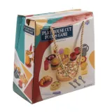 kolorowe elementy zestawu fast food dla dzieci