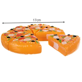 pizza do krojenia na rzepy z zestawu zabawkowego