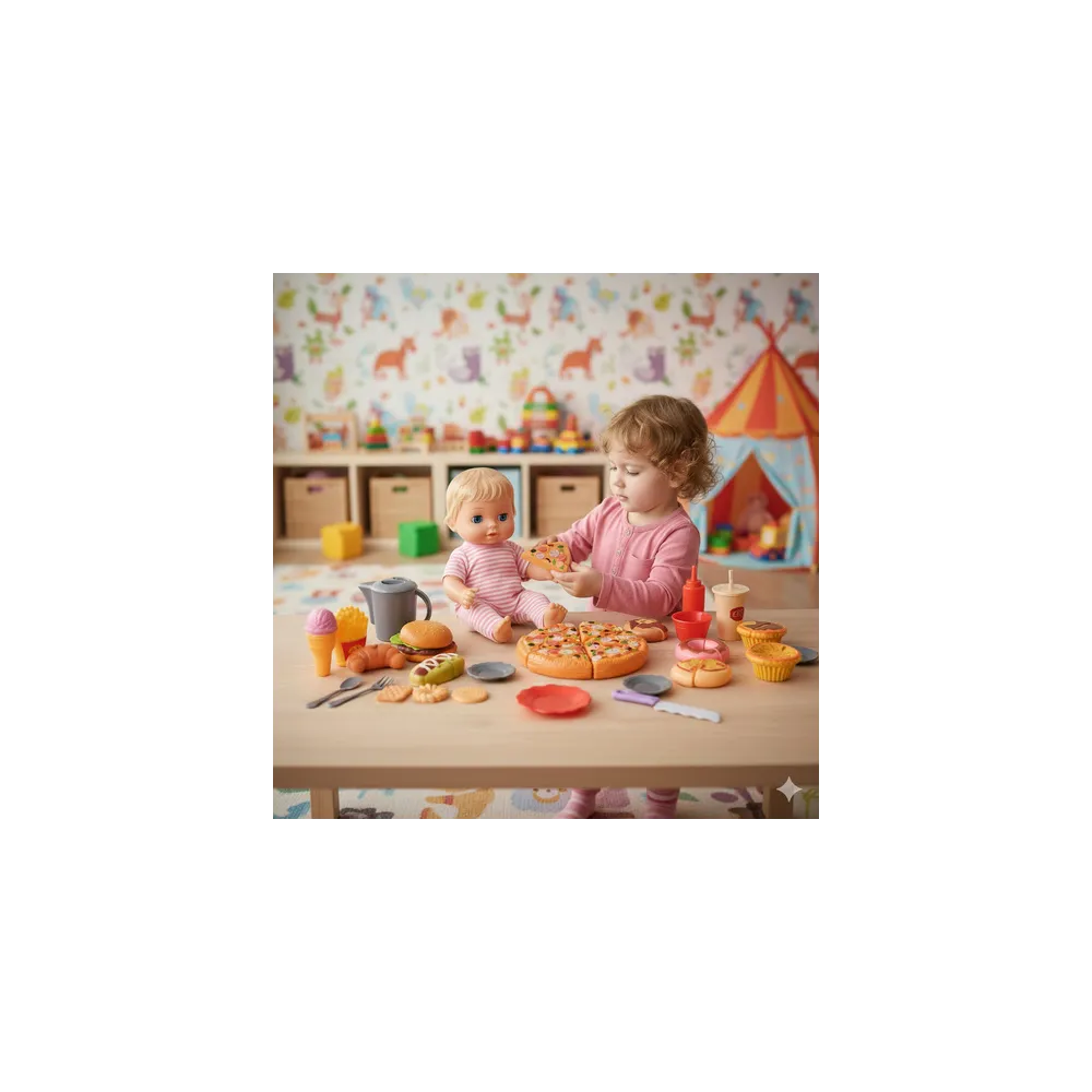 babeczka, donat i ciastka – słodkie dodatki do zabawy