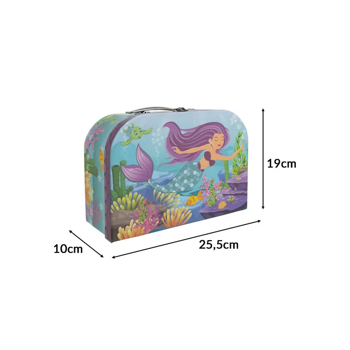 kreatywny serwis herbaciany dla dzieci z obrazkiem syrenki