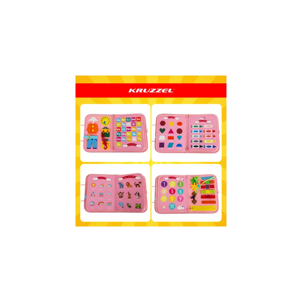 przykład zapięcia klamry w książeczce manipulacyjnej