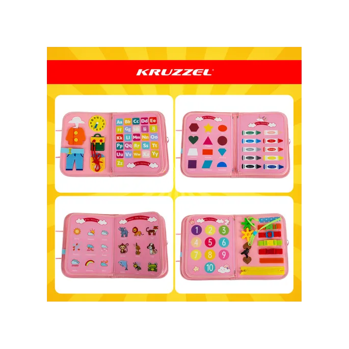 przykład zapięcia klamry w książeczce manipulacyjnej