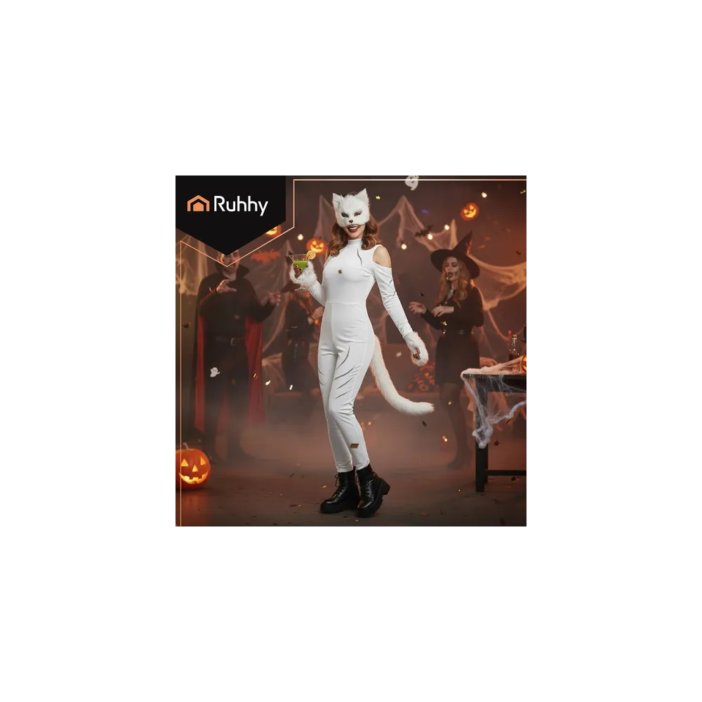 regulowany ogon z elastycznym drucikiem w komplecie przebrania