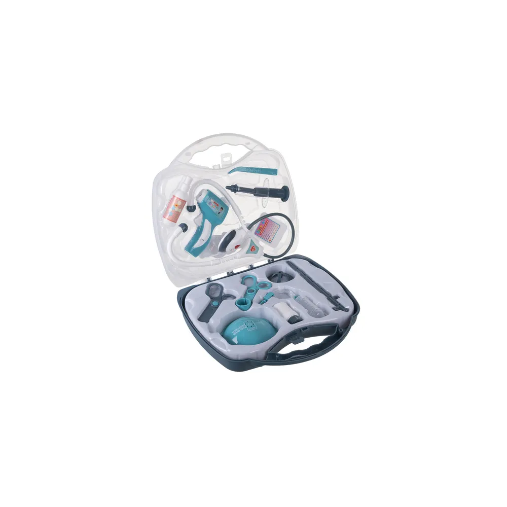 Komplet lekarski dla dzieci na białym tle