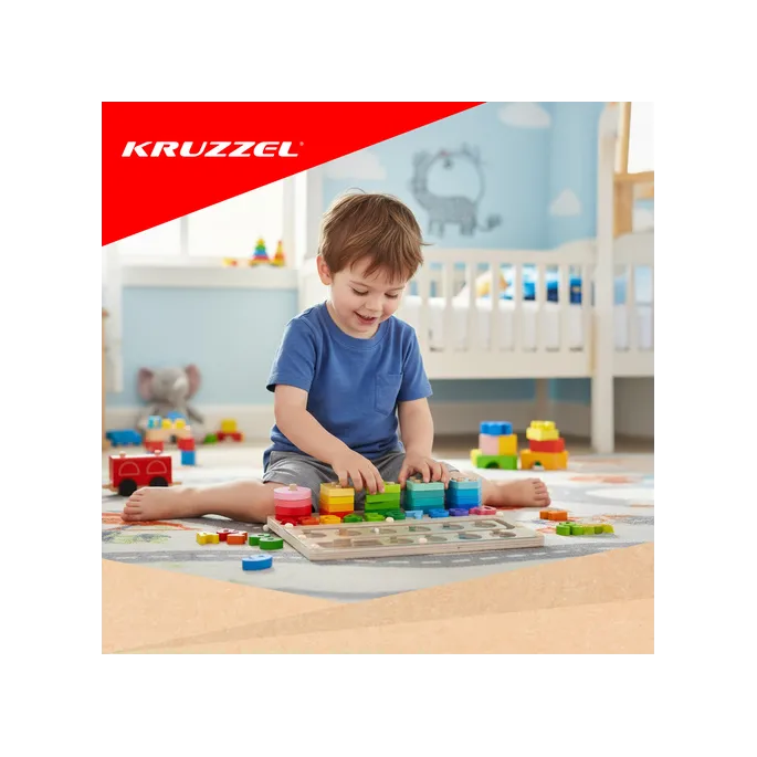 magnetyczna różdżka przy przesuwaniu kulek po tablicy