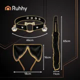 Zestaw przebranie z uszami i dzwoneczkami na chokerze w komplecie