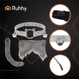 szary ogon z kompletu przebierankowego dla dzieci