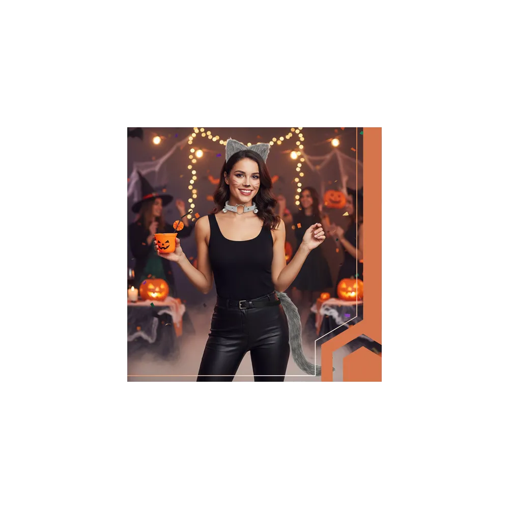 muszka w odcieniu szarości z zestawu 3 elementów