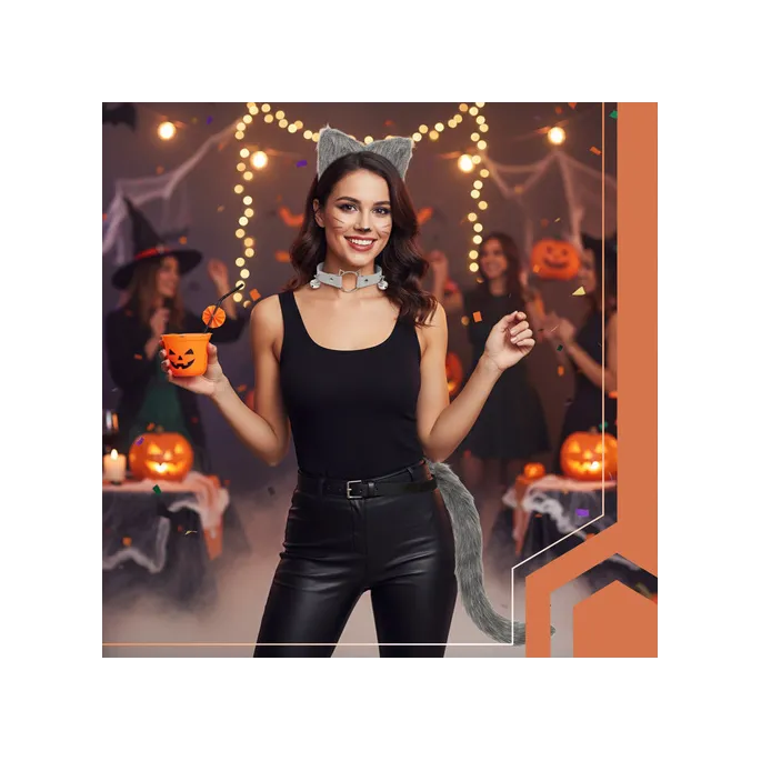 muszka w odcieniu szarości z zestawu 3 elementów