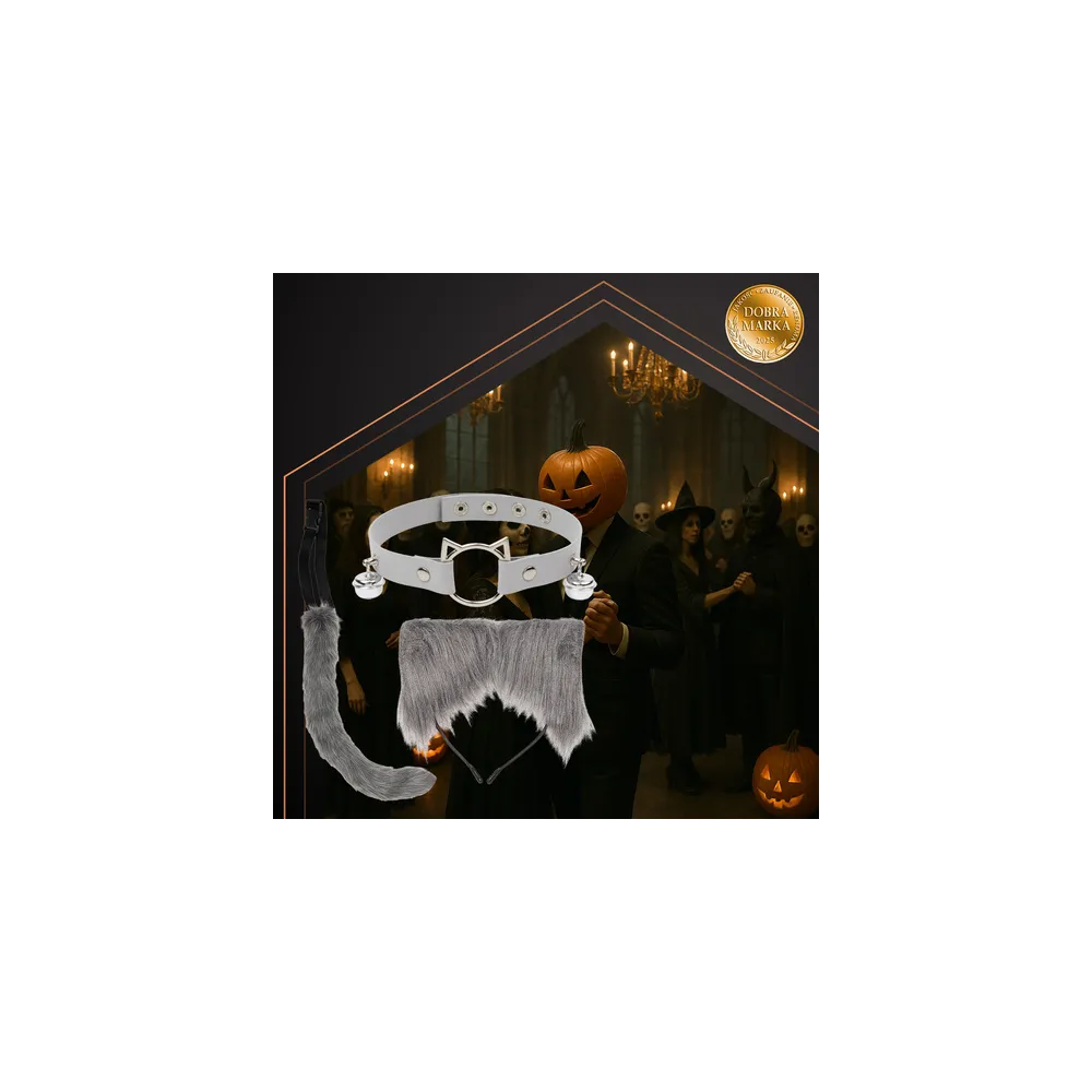 zestaw do zabawy: opaska, ogon i muszka dla dzieci