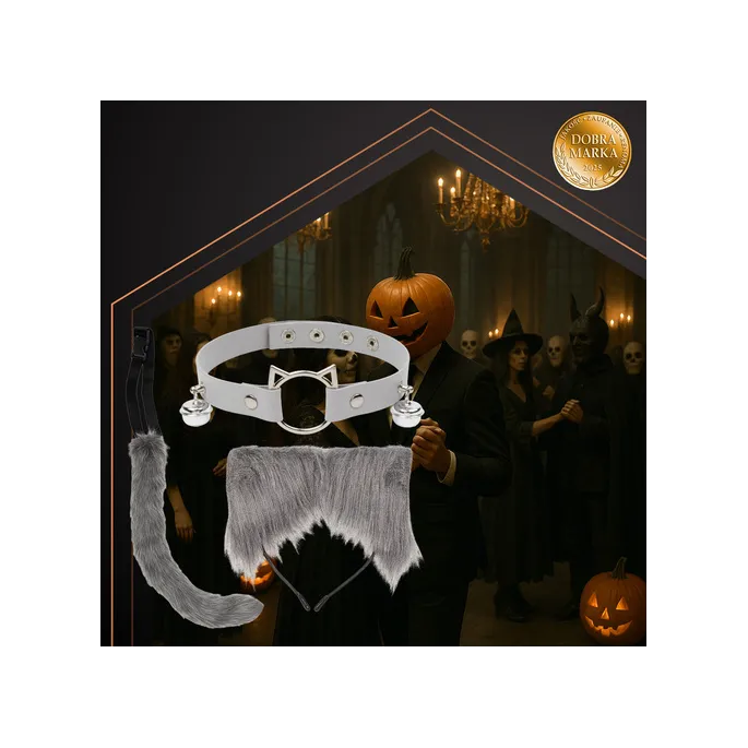 zestaw do zabawy: opaska, ogon i muszka dla dzieci