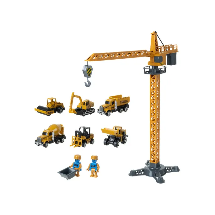 detale koparki gąsienicowej z zestawu budowlanego