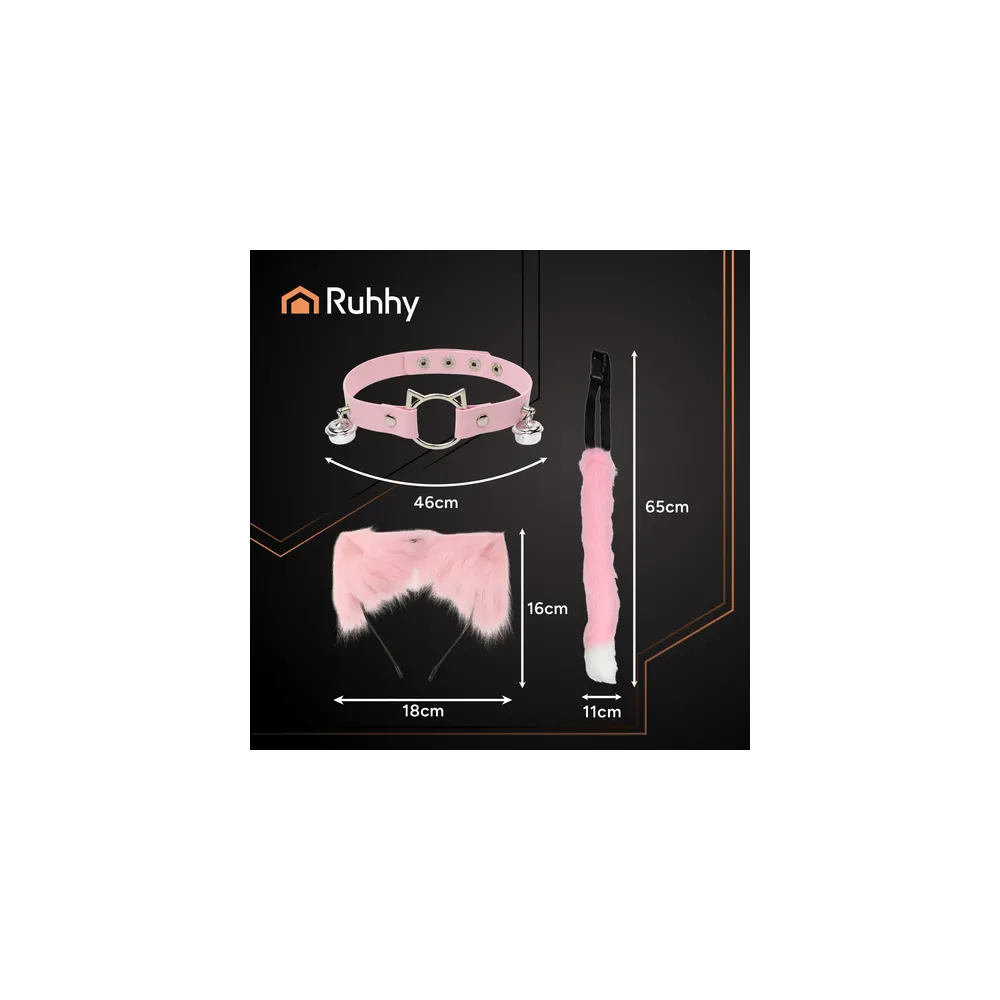 Wyrazisty różowy kostium zwierzęcy do zabaw przebieranych