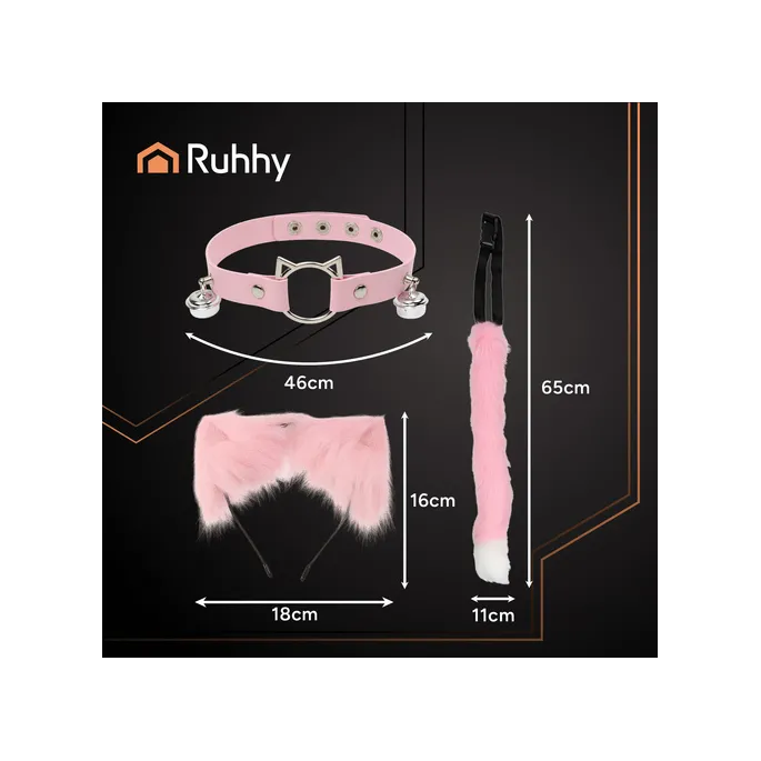 Wyrazisty różowy kostium zwierzęcy do zabaw przebieranych