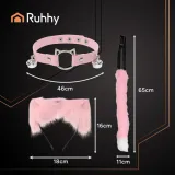 Wyrazisty różowy kostium zwierzęcy do zabaw przebieranych