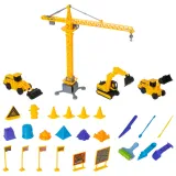 walizka zestawu konstrukcyjnego łatwa do przenoszenia dla dziecka